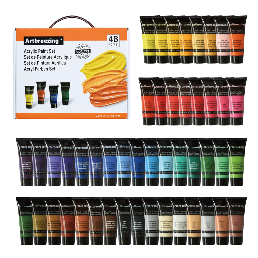 Acrylic Paint Tube Set - 48-color