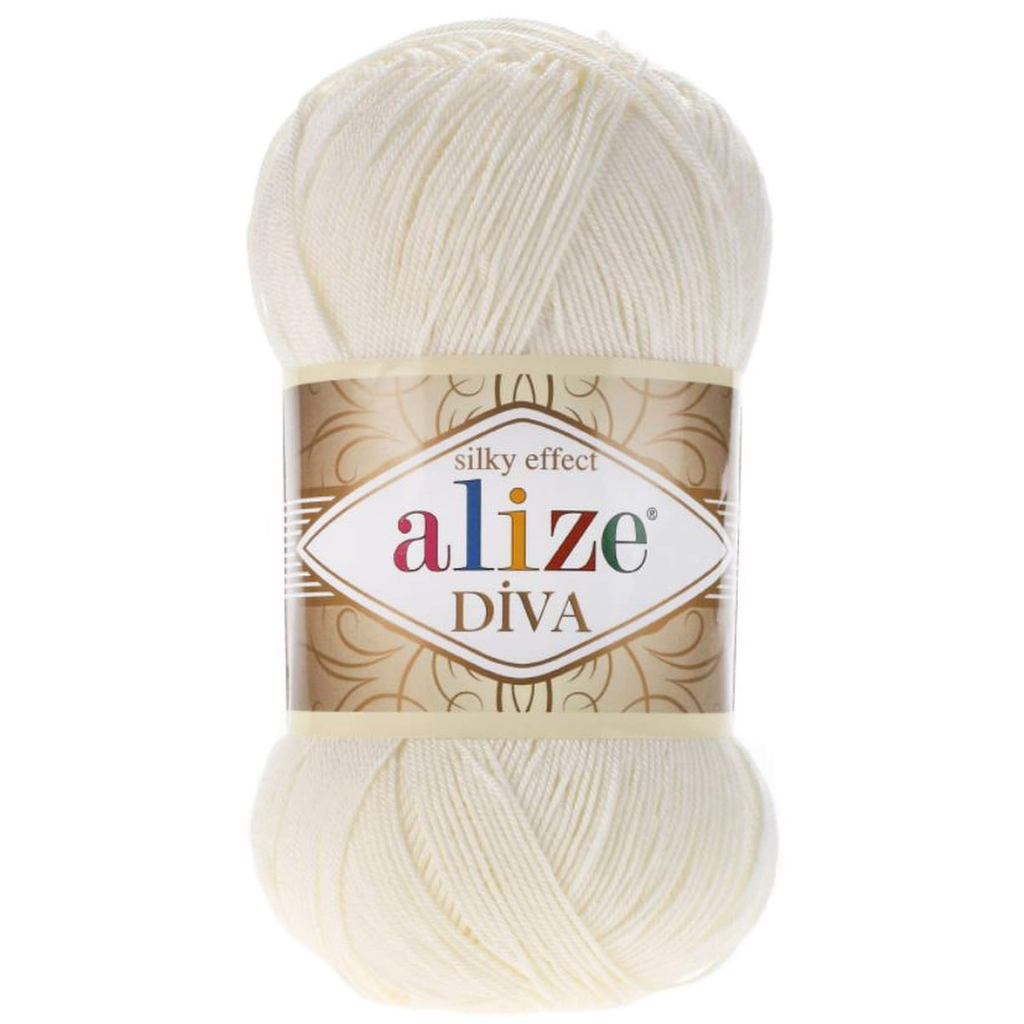 Acrylic Yarn Skein - Cream