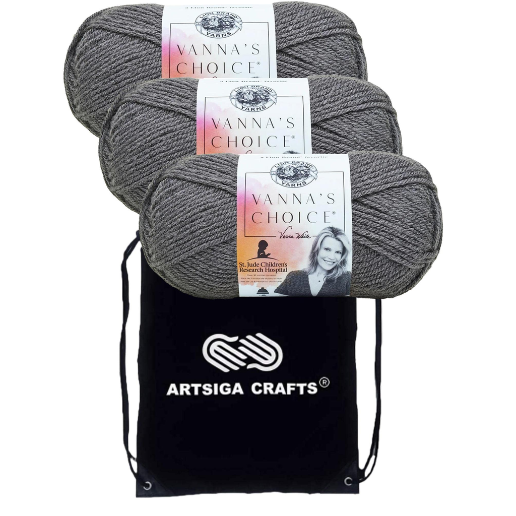 Acrylic Yarn Skein - Charcoal