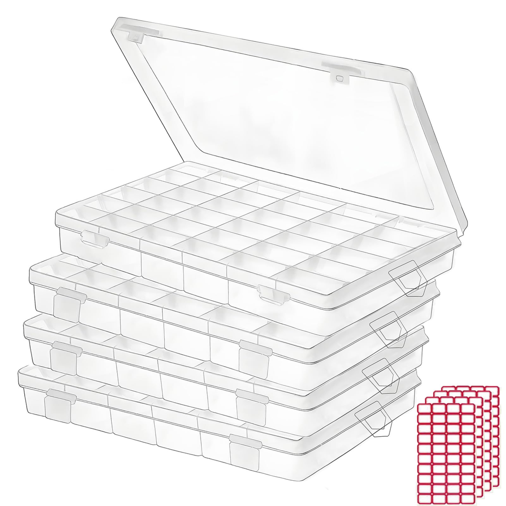 Glass Bead Box Organizer - 36