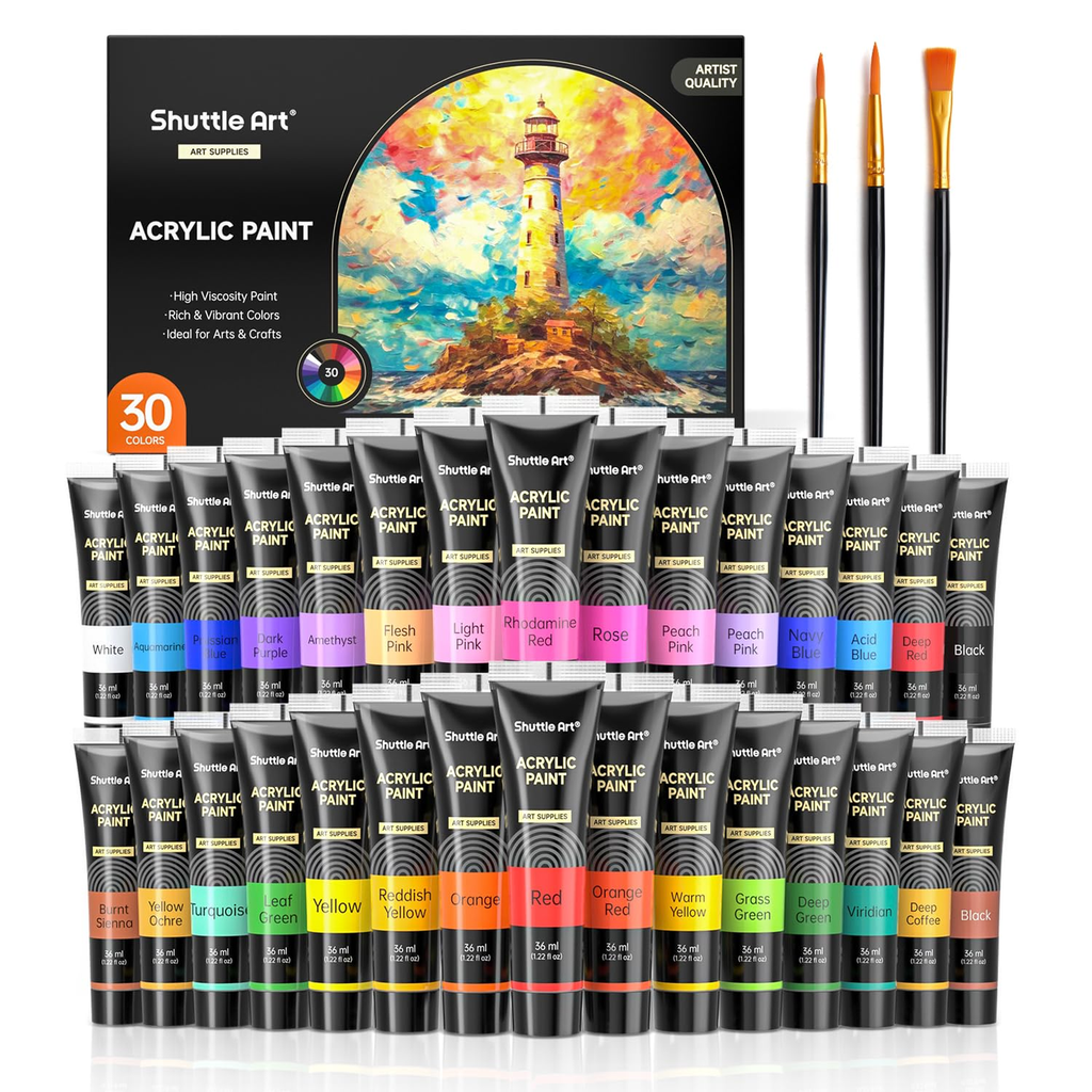 Acrylic Paint Tube Set - 36-color