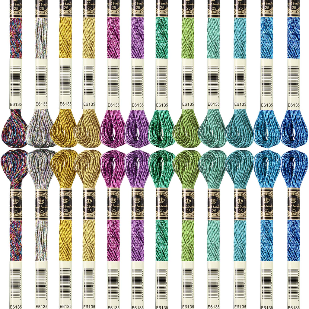Cross-stitch Floss Skein - 24-pc